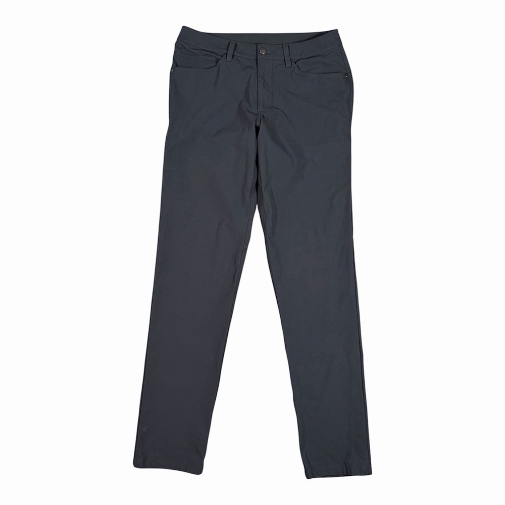 Lululemon ABC Classic Fit Pants Warpstreme Men's 30x33 Obsidian Gray Golf EUC